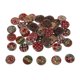 thumbnail image 2 of 2x50 Uds Botones Decorativos De Madera Impresos perfecl Artesanía Costura Scrapbooking Multicolor 15mm Botones de madera impresos, 2 of 8
