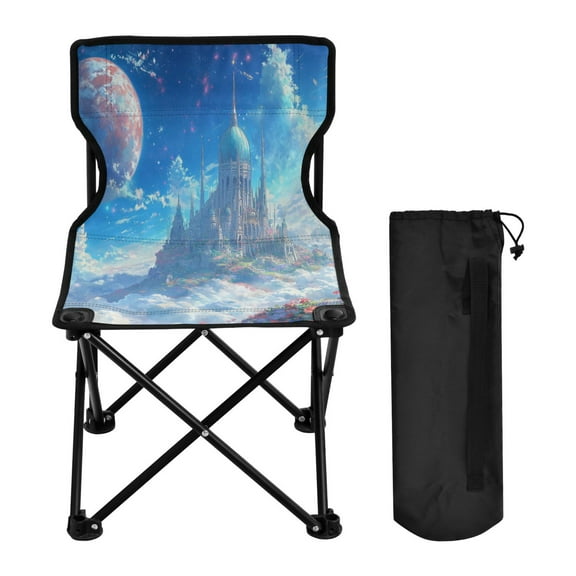 BZSMCE Camping Chairs Modern The Skyward Fortress Pattern Folding chair