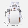 thumbnail image 3 of GobdXE Back To School Unisex Student Solid Multi Strap Tactical Backpack Large Capacity Water Resistant Daypack Size:One Size, 3 of 9