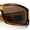 Brown Stripe - Brown, variant on Classic Winged Skull 90s Wrap Around Sport Biker Plastic Rectangular Sunglasses Brown Stripe - Brown
