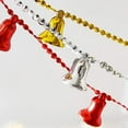 thumbnail image 5 of Guirnalda de cuentas y campanas navideñas compatible con Navidad, San Valentín, bodas, fiestas, manualidades y decoración del hogar, 5 of 5