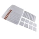 thumbnail image 4 of Juego De Manteles Individuales De Fieltro De 8 Piezas Con Posavasos Y Bolsas Para Utensilios, Tapete De Mesa Resistente Al Calor Para Proteger La Mesa De Comedor, Tapetes, 4 of 8