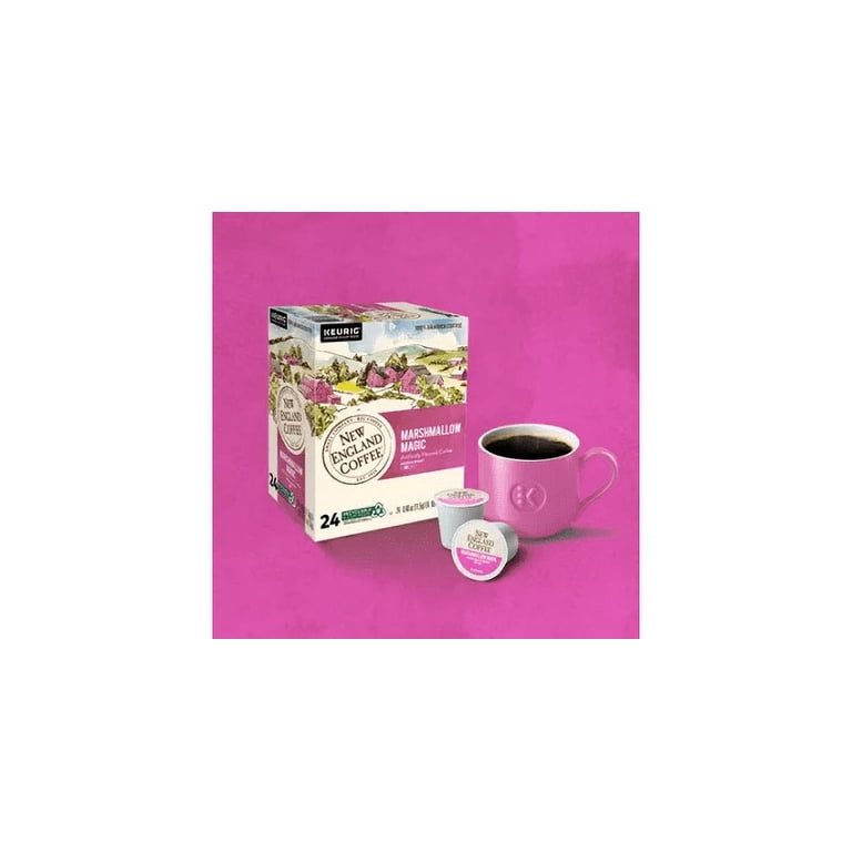 New England Coffee Marshmallow Magic Medium Roast K-Cup Pods 24 ct