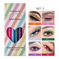 thumbnail image 1 of 6 Stick/set 6 Color Waterproof Eyeliner Pen  Sweat-proof Non-smudge Ultra-fine Not Blooming Colorful Long-Lasting Resistant to Water Humidity Sebum Eyeliner, 1 of 9