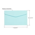 thumbnail image 2 of Unique Bargains Mini Envelopes, Storage Card Holder, Light Blue, 100 Count, 100 Pack, 2 of 6