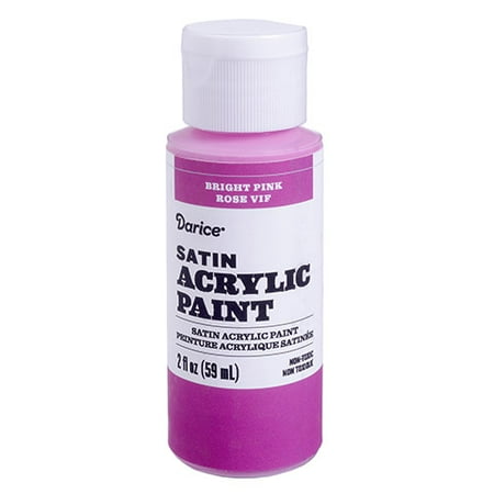 Make your artwork stand out with this satin acrylic paint. Use your brush to slide this bright pink paint across your canvas to create a modern (Best Paint To Use On Canvas)