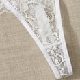 thumbnail image 3 of SnZhen Thongs for Women Women's Panties Lace Seamless Low Waisted Ladies Thongs Physiological Underpants, 3 of 4