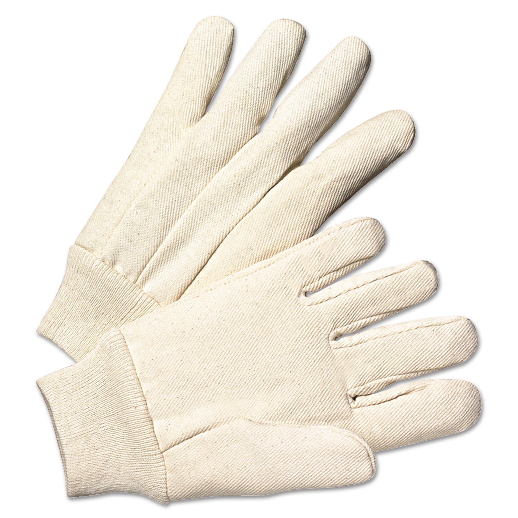 Anchor Brand Anchor Brand LightDuty Canvas Gloves, White, Dozen