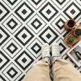 thumbnail image 2 of 10Pcs Double Chevron Cross Geometric Self-Adhesive Floor Tiles,12x12 In Cover 10 Sq.Ft,Self-Adhesive DIY Vinyl Flooring,Removable,Waterproof & Anti-Slip,for Bathroom,Kitchen,Walls,Bedroom,Stairs,Home, 2 of 8