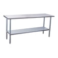 thumbnail image 1 of Resenkos Stainless Steel Work Table for Prep & Work 24 x 60 Inches Heavy Duty Table with Undershelf and Galvanized Legs for Restaurant, Home and Hotel, 1 of 8