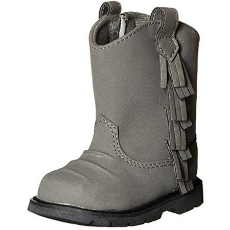 Western Bay - Baby Deer Fringe Western Boots