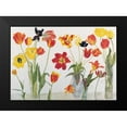thumbnail image 2 of Blackadder, Elizabeth 14x11 Black Modern Framed Museum Art Print Titled - Red and Yellow Tulips, 2 of 5