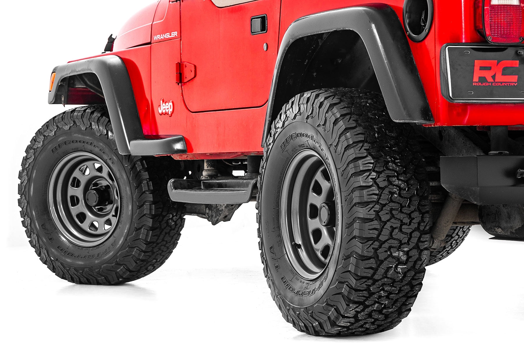 Rough Country Gray Steel Wheel | 15x8 | 5x4.5 | -19mm - RC158545G