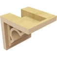 thumbnail image 5 of 5"W x 5"D x 5"H Wide Sheridan Rough Cedar Woodgrain TimberThane Corbel, Primed Tan, 5 of 6