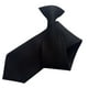 thumbnail image 5 of Corbata de hombre, traje, control de seguridad, boda, funeral, corbata de seguridad, botón negro, corbata negra, 5 of 6