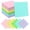 light blue, light green, light yellow, peach pink, light purple, and light pink, variant on Elcoho 120 Pack Pastel Rainbow Disposable Cocktail Paper Napkins, 6 Assorted Colors Beverage Luncheon Dessert Napkins for Wedding Shower Bar Buffet Party Decor