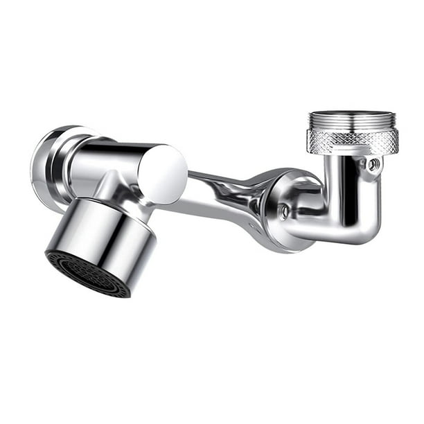Jpgif 1080° Large Angle Rotating Sink Faucet Splash Filter Kitchen Tap Extend Universal Rotating