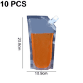 thumbnail image 2 of Plastic Flasks For Liquor,Drink Pouches For Adults,Concealable And Reusable Cruise Alcohol Flask, 2 of 5
