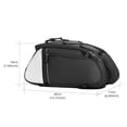 thumbnail image 2 of Yimiti Waterproof Bike Pannier Bag Saddle Bag Bike Rack Bag Bike Trunk Bag,Multicolor 40*17*18, 2 of 8