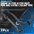 thumbnail image 3 of BINB ROAD 2Pcs Engine Heater Inlet Pipe and Water Coolant Pipe 11537502525 + 11531705210 Compatible with BMW 325i 328i 525i 528i Z3 Z4, 3 of 7