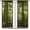 Style-9, variant on Tropical Landscape Blackout Curtains, Green Jungle Trees Decorating Mysterious Tropical Woodland, Bedroom Living Room Curtains84X84 Inch