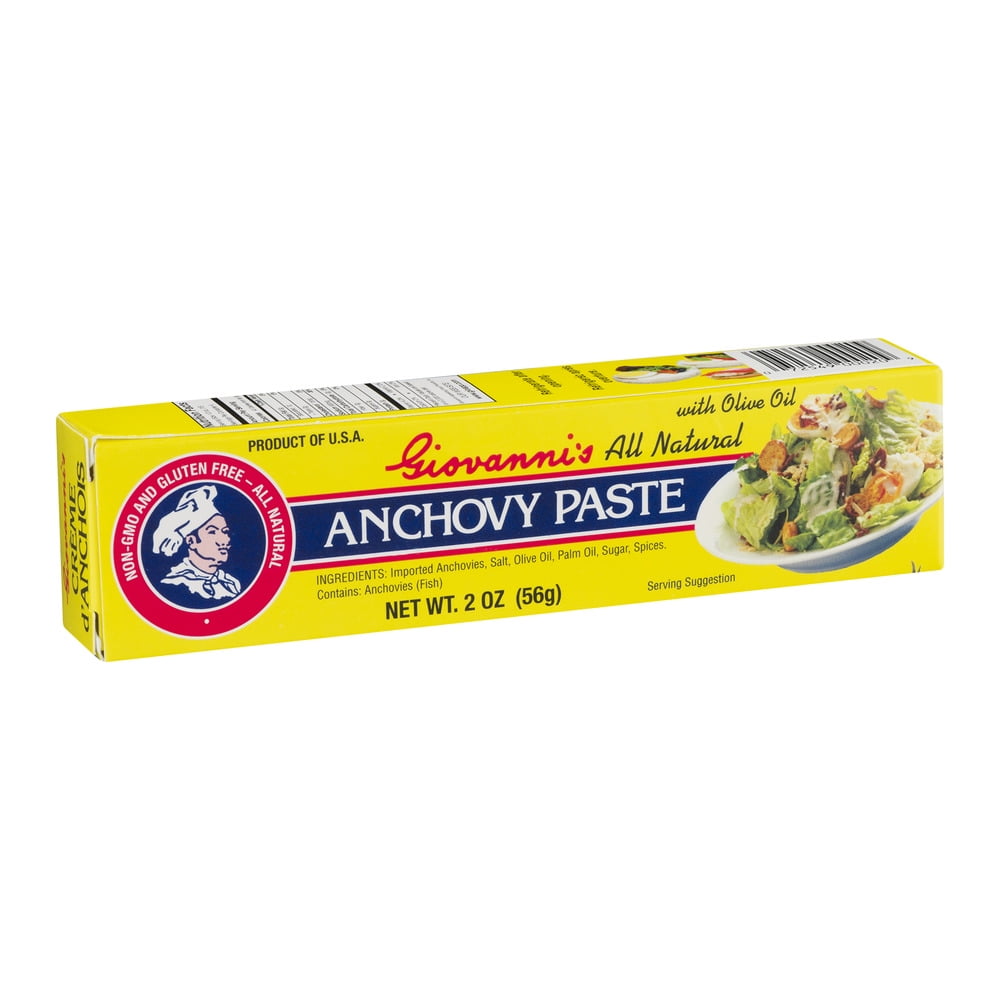 (5 pack) Giovannis Appetizing Food Prod Giovannis Anchovy Paste, 2 oz