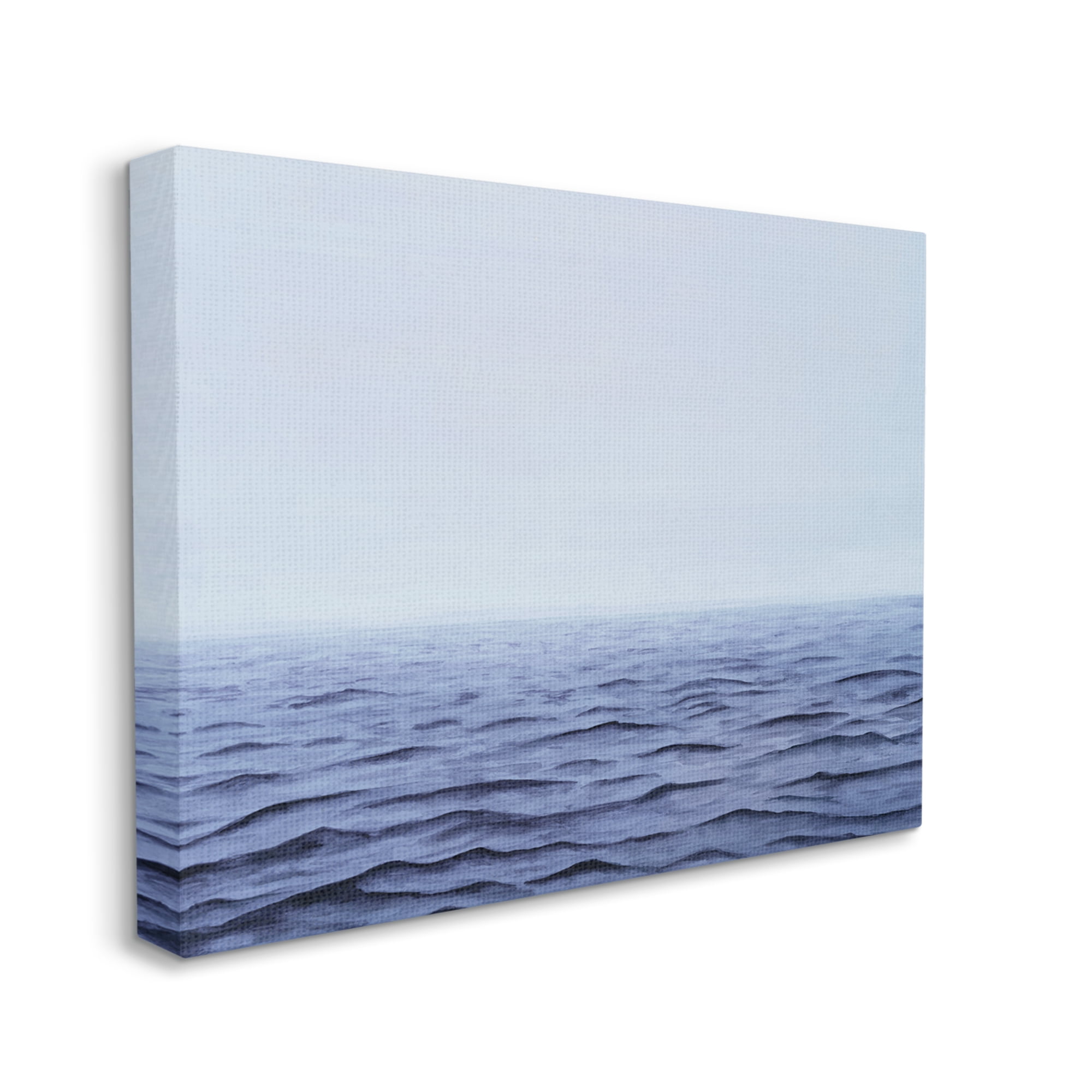 Stupell Industries Vast Ocean Horizon Soothing Blue Water Waves Photograph Gallery Wrapped Canvas Print Wall Art, Design by Michael Willett