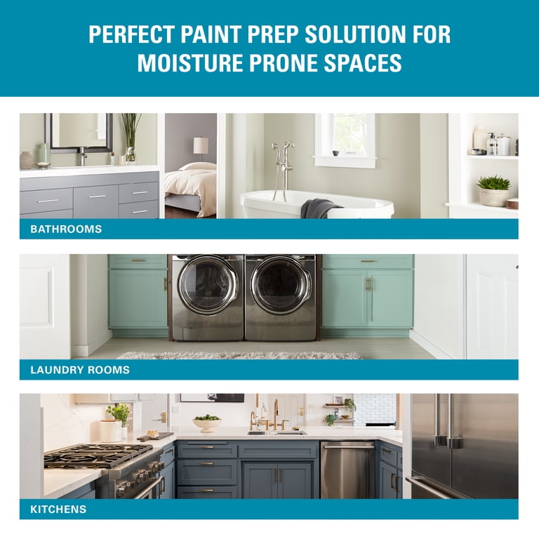 KILZ Kitchen & Bath Mildew-Resistant Primer, 1 Gallon Water-Based photo 4