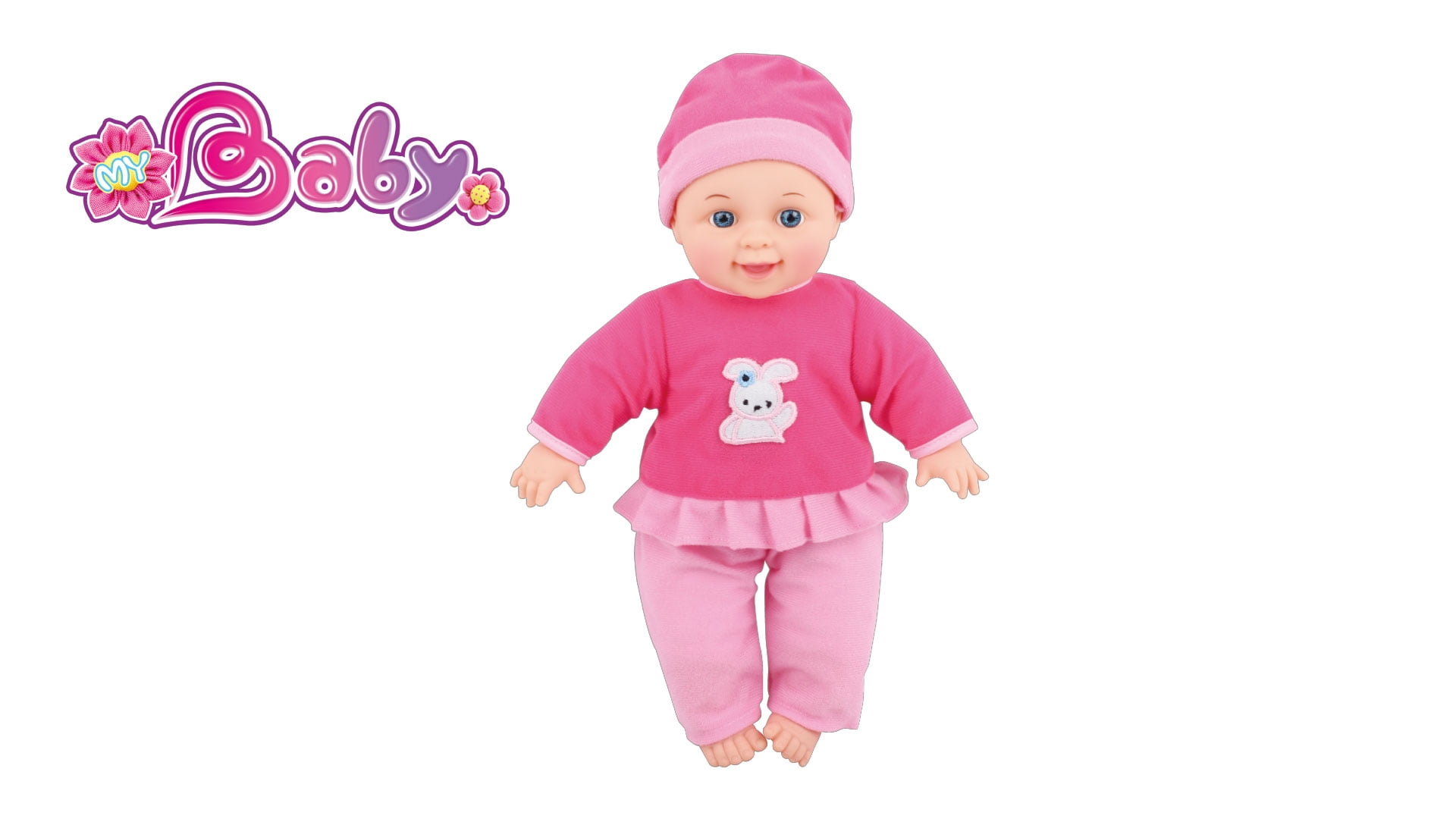 PlayWorld Silly Siblings! Baby Doll Twins Boy & Girl - Pink/Blue