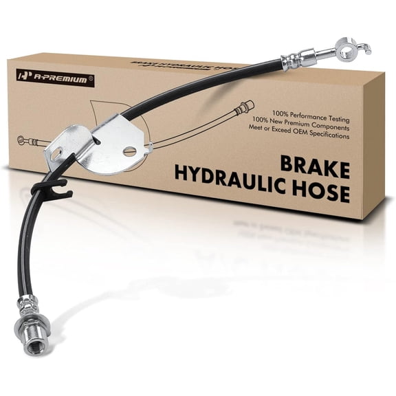 A-Premium Front Driver Side Brake Hydraulic Hose Compatible with Ford Models - For F-150 F150 2012 2013 2014