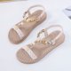 thumbnail image 1 of Sandalias de mujer Zapatos casuales de mujer Playa sexy Moda de verano Cómodo Casual Todo va con lindas sandalias planas para damas39 Gao Jinjia LED, 1 of 2