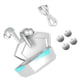 thumbnail image 1 of Tholdsy Auriculares para juegos 65ms Baja latencia Bluetooth 5.1 Auriculares Deportes Auriculares inalámbricos impermeables para jugadores Cables de audio/vídeo blanco, 1 of 6