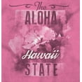 thumbnail image 2 of Hawaii Cute State Flower Souvenir Womens Slim Fit Graphic Tee Brisco Brands S, 2 of 3