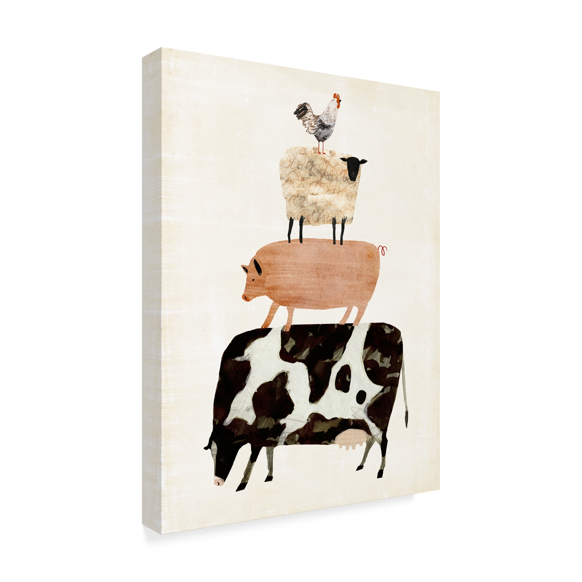 Trademark Fine Art 'Barnyard Buds III' Canvas Art by Victoria Borges