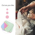thumbnail image 5 of OULII 14pcs Doll Clothes Cotton Fabrics Square Cloth Assorted Color Quilting for Beginners, 5 of 5