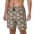 thumbnail image 2 of Fotbe Raccoon Men’s Swim Trunks Quick Dry Swim Shorts Board Shorts with Mesh Lining-X-Large, 2 of 9