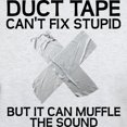 thumbnail image 3 of CafePress - Duct Tape Fix Stupid Muffle The Sound T Shirt - Men's Classic Graphic T-Shirt, 3 of 4
