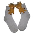 thumbnail image 1 of Calcetines con forma de animales,Calcetines con forma de animales Calcetines de casa de animales,Calcetines navideños de invierno,calcetines cálidos y bonitos Ganado de las tierras altas, 1 of 8