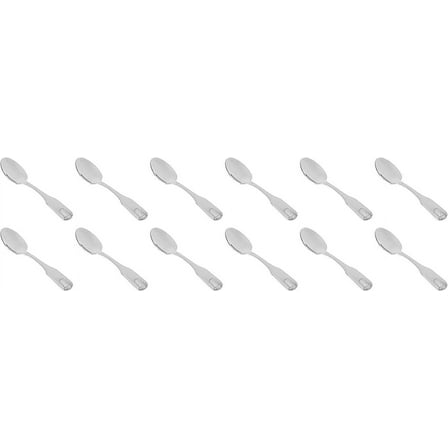 Winco 0006-01 12-Piece Toulouse Teaspoon Set, 18-0 Extra Heavy Weight Stainless Steel