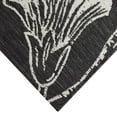 thumbnail image 2 of Mainstays 7' x 10' Black & White Floral Outdoor Rug, 2 of 5