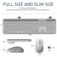 thumbnail image 4 of Teclado y ratón inalámbrico Combo Cloud-W 2.4Ghz Aesthetic Grey, 4 of 8
