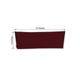 thumbnail image 4 of BalsaCircle 5 Spandex Chair Sashes Wedding Decorations Burgundy, 4 of 5