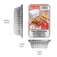 thumbnail image 3 of Handi-Foil Aluminum Meal Prep Pan with Folded Lids, 6.6" x 4.6", (7 Pack), 3 of 7