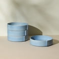 thumbnail image 6 of Stone Lain Bao 4-Piece Pasta Bowl Set Stoneware, Blue, 6 of 6