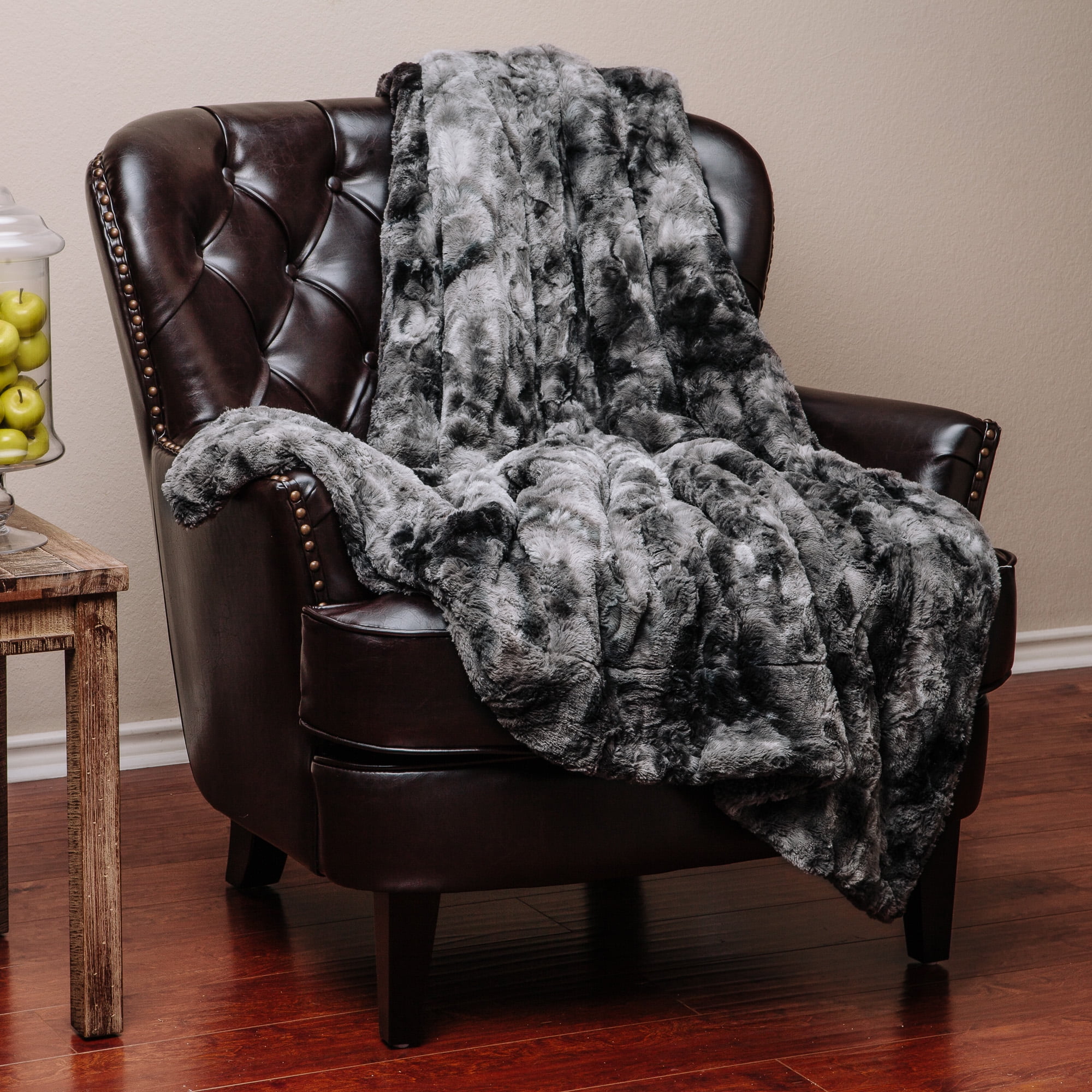 Chanasya Super Soft Fuzzy Fur Warm Cozy Sherpa Throw Blanket Walmart Com Walmart Com