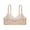 Beige, variant on Full Coverage Bra Women Lace Bra No Underwire Push Up Underwear Vest-Style Sleep Bra Regular Size Cupless Bra, Style 3572, Green 34C