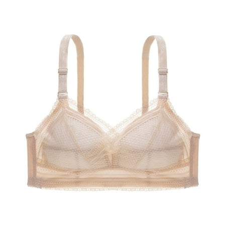 

Underwear Women Plus Size Lace Bra No Steel Ring Push Up -Style Sleep Bra lace large size push up bra bra women without steel ring color 38BCD-85BCD