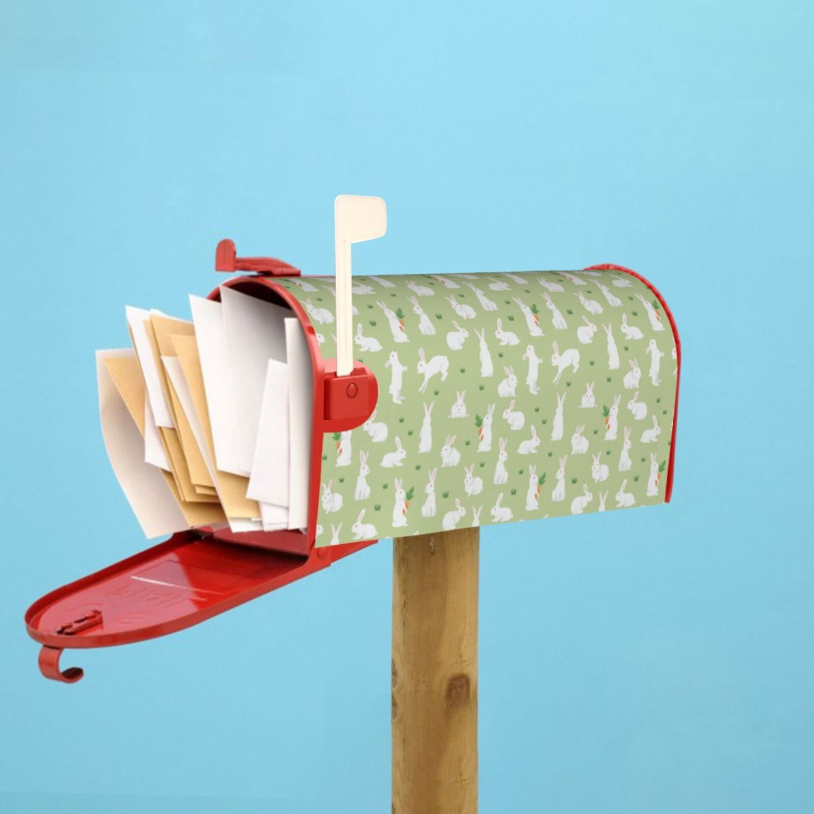 Kdxio Magnetic Mailbox Cover 21x18 in Mailbox Cover Outdoor Decoration Holiday Mailbox Covers for Home Garden Yard-21x18 in