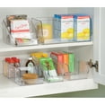 thumbnail image 6 of iDesign Stackable 3-Section Divided Storage Bin for Pantry, Fridge, or Cabinet - Storage for Boxed Foods and Snacks - Made in USA, 6 of 7