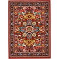thumbnail image 2 of Nourison Oakdale 4' x 6' Red Center Medallion Indoor Rug, 2 of 6